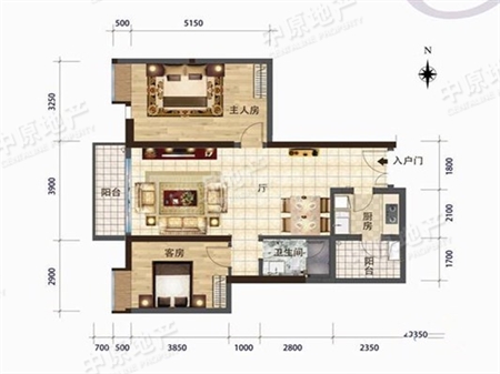 富力公园28(富力盈尊广场)-户型图