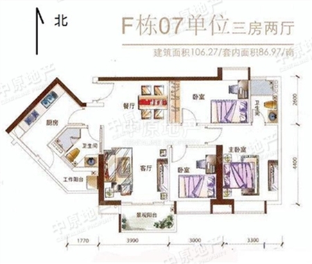 保利心语花园-户型图