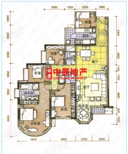 珠江帝景-户型图