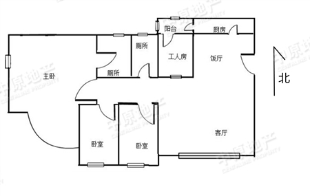 东方之珠花园-户型图