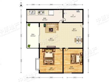 富力广场D区-户型图