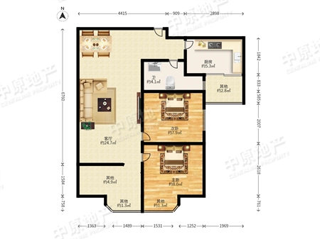 丽晶华庭-户型图