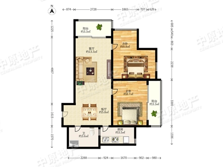 嘉尚国际公寓-户型图