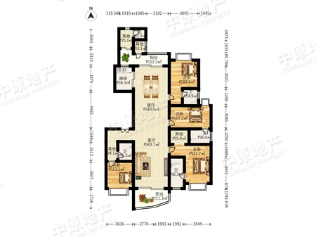剑桥郡剑桥汇-户型图