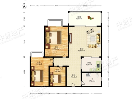 顺景雅苑-户型图