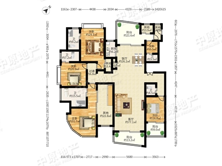雅居乐富春山居-户型图