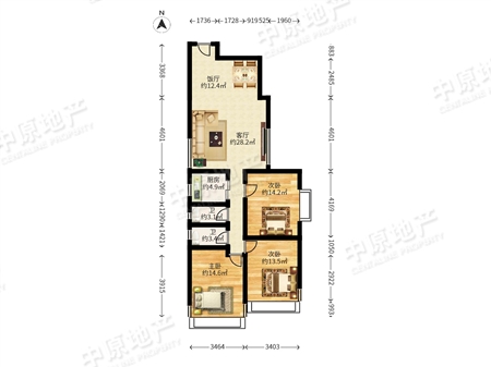 远洋明珠-户型图