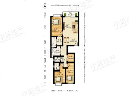 珊瑚湾畔珊瑚天峰-户型图