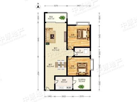 合生帝景国际-户型图