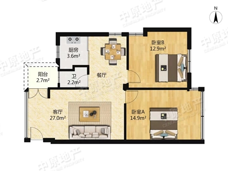 体育村小区(天河北街)-户型图