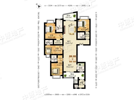 剑桥郡剑桥汇-户型图