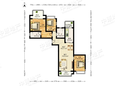 凯旋新世界广粤尊府-户型图
