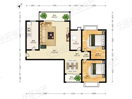 亚运城媒体村南区-户型图