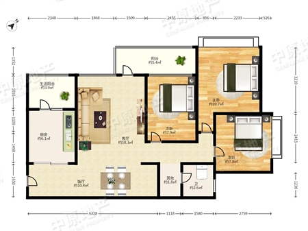 兰亭盛荟-户型图
