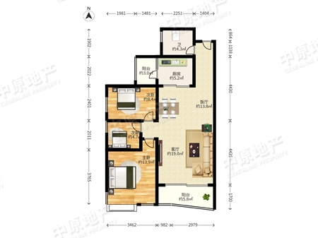 旭景家园-户型图