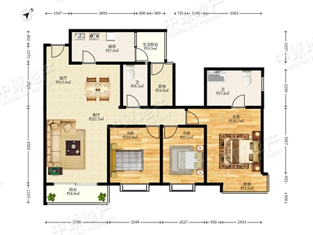 淘金家园-户型图