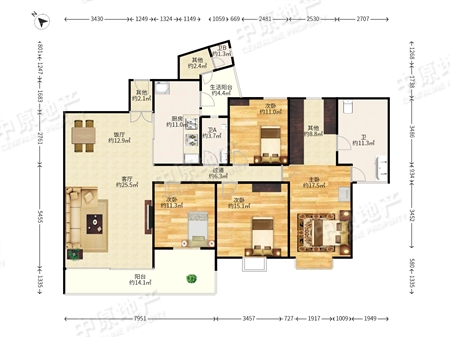 君汇世家-户型图