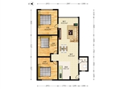 华缝公司职工宿舍-户型图