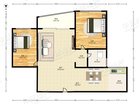 影城花园-户型图