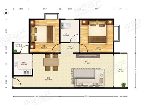 云珠花园-户型图