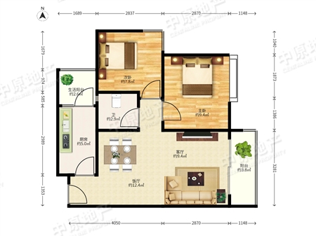 卡布奇诺-户型图