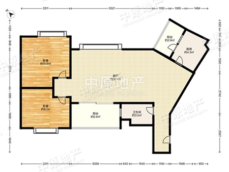 中兴花园(二期)-户型图