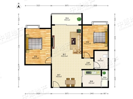 珠江都荟-户型图