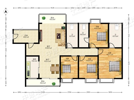 科城山庄三期峻森园-户型图