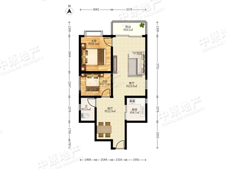 东山水恋-户型图