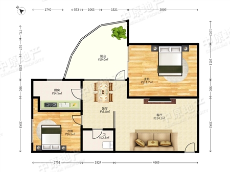 金穗大厦-户型图