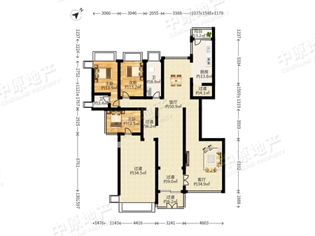 恒大御景半岛(金碧海岸花园)-户型图
