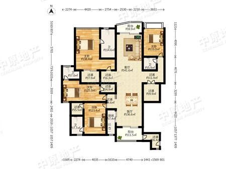 剑桥郡剑桥汇-户型图