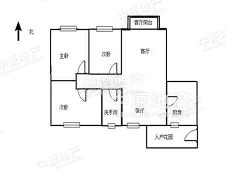 猎德村回迁房-户型图