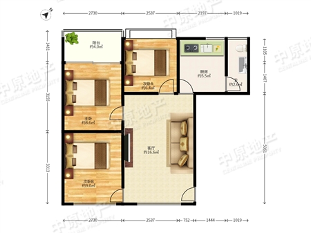 小北路朱紫寮-户型图
