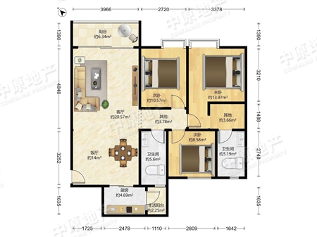 美林湖畔誉府-户型图