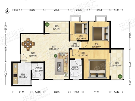 富力广场D区-户型图