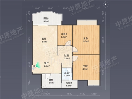 富景花园-户型图