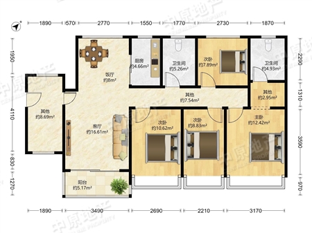 华发中央公园(华发尚座花园)-户型图