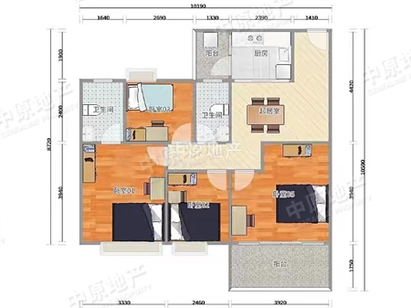 美林湖畔花园-户型图