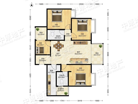 保利中环广场-户型图
