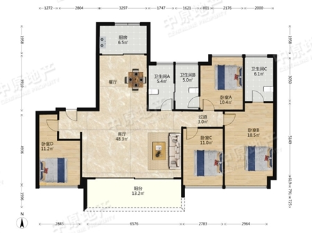 越秀品秀星樾-户型图