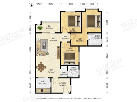 龙湖首开天宸原著(二期)-户型图
