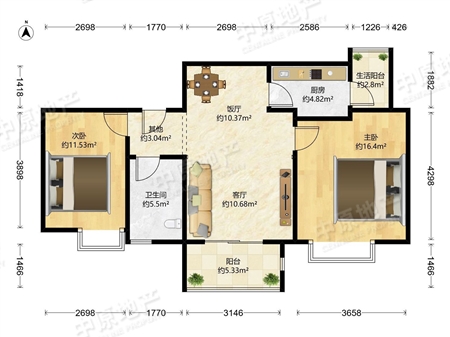 珠江都荟-户型图