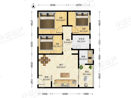 华景新城五期荷景园-户型图