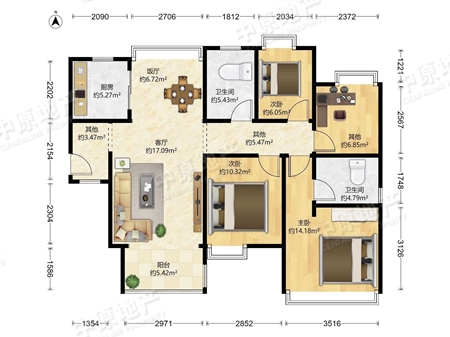 华润天合尚居-户型图