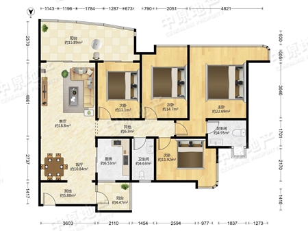 剑桥郡佰利山-户型图