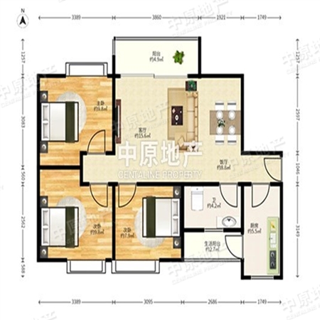 盈彩美居-户型图