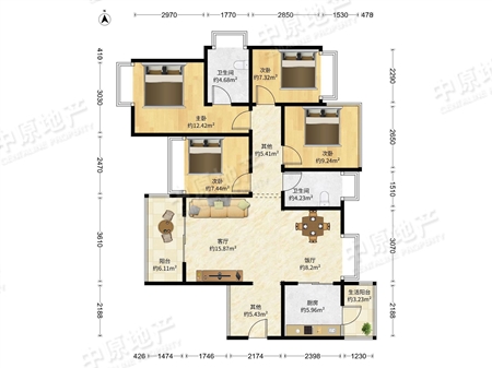 自由人花园五期-户型图