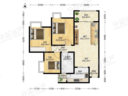 保利罗兰花园(保利罗兰国际)-户型图