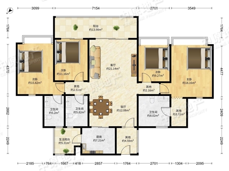 祈福名望天下-户型图